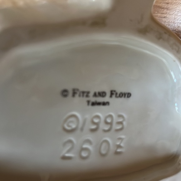 Fitz and Floyd Flora bunny Easter Coffee/Tea pot 1993 - Picture 8 of 8